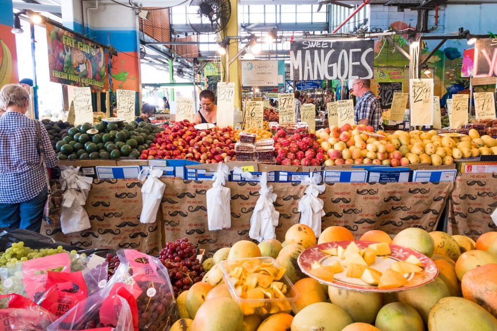 Fresh tropical produce at Rusty's Markets in Cairns