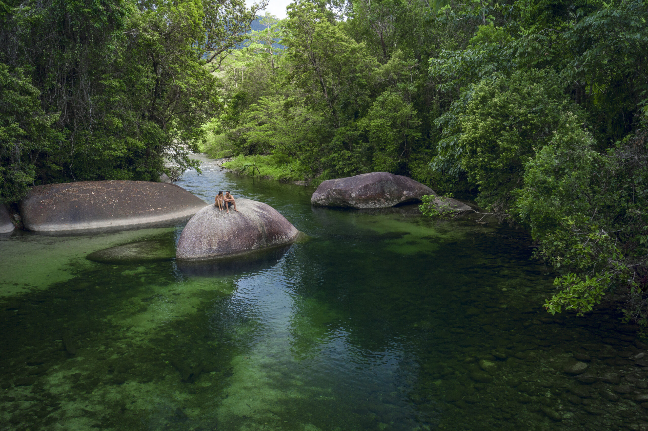 there are natural swiming pools and waterfalls all with in a short drive from Cairns